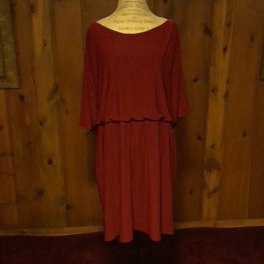 Jessica Simpson Cranberry cocktail dress